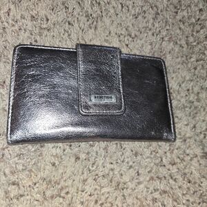 Kenneth Cole Metallic Black Phone Wallet Case